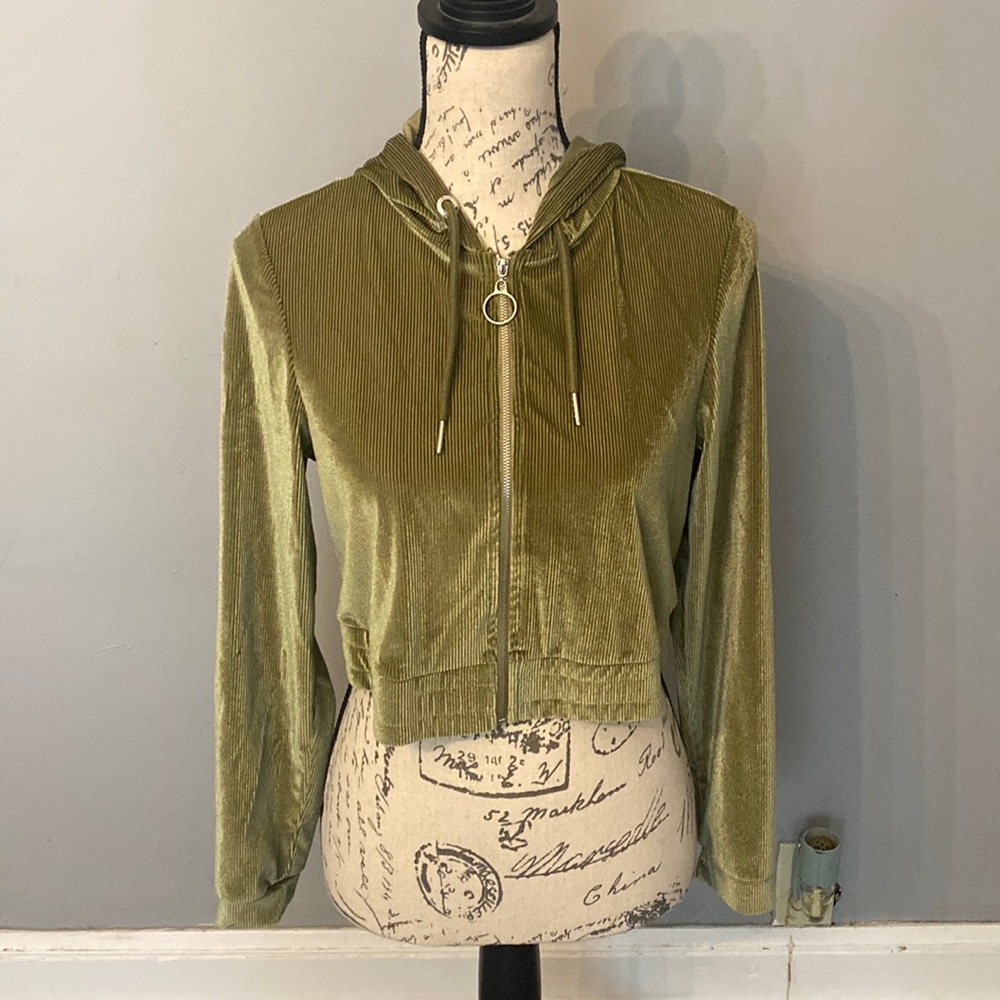 Derek heart zip up